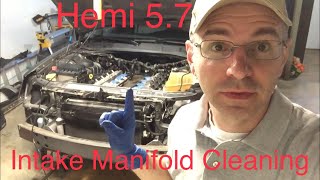 Chrysler Hemi 57 Intake Manifold Cleaning [upl. by Brittnee]