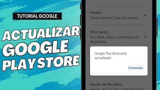 Cómo Actualizar Google Play Store a la Ultima Versión  2 Métodos [upl. by Etoile]