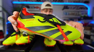 UNBOXING THE ADIDAS PREDATOR ELITE FT ENERGY CITRUS FOOTBALL BOOTS [upl. by Gayleen319]