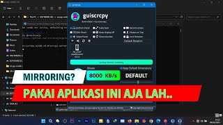 Update Cek Deskripsi MIRRORING HP KE PC  UPDATE SCRCPY TERBARU 20 [upl. by Sorvats]