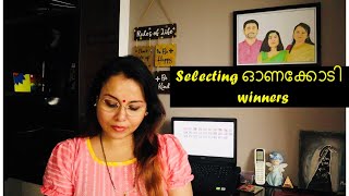 Selecting Onakkodi Winners [upl. by Neellok874]