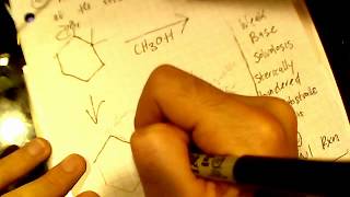 Ch6Q10  Sn1 1bromo22dimethylcyclohexane in CH3OH Methanide Shift Deprotination [upl. by Ansilma]