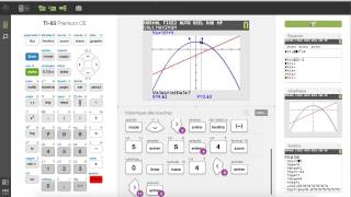 Eléments dune fonction avec la TI83 Premium CE [upl. by Notlrac]