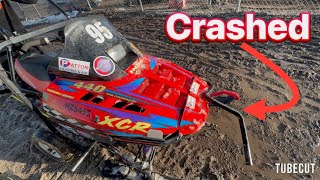 2024 ERX Ditchbanger National got ROWDY Crashed Sled [upl. by Ivad95]