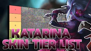 TIER LIST DAS SKINS DA KATARINA MUITA FACA [upl. by Antone633]