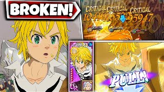 MOST BROKEN HERO IN HISTORY DEMON KING MELIODAS SHOWCASE amp SUMMONS  7DS Grand Cross [upl. by Anaeda]