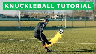 How to shoot a knuckleball  Learn CR7 free kick [upl. by Inaffit]