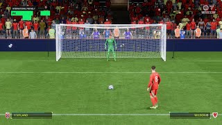 Wales vs Norway  Penalties  EA FC 24 Gameplay Simulation 4K 60FPS [upl. by Ronym]