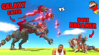 GALAXY EATER Challenges BONE BREAKER in Animal Revolt Battle Simulator with SHINCHAN CHOP UNDEFEATED [upl. by Naneik]