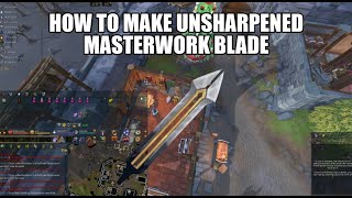 How to make unsharpened masterwork blade  Runescape 3 [upl. by Yauq]