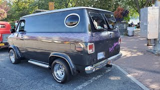 Far Out Chevy Van custom street rod 70s style amp Street classic car tour Samspace81 vlog [upl. by Weylin]