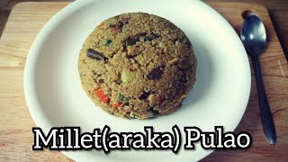 Millet recipes  Kodo Millet pulao  how to make millet pulao  Siridhanya pulao recipe in kannada [upl. by Files]