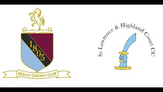 Bexley CC vs St Lawrence amp Highland Court CC  KCL Premier Division 2024  Week 5 [upl. by Goda]