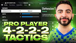 PRO PLAYER GADAMOU RANK 1 META 4222 FORMATION amp CUSTOM TACTICS  FC 24 ULTIMATE TEAM [upl. by Beryl]