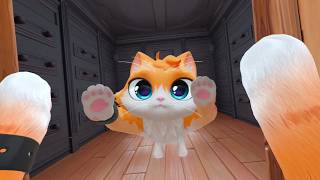 Crazy Cat FINALLY Leaves The House  I Am Cat VR Full Game [upl. by Byrdie440]