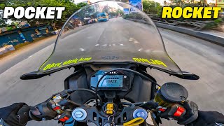 Pure Sound Yamaha R15 M Akrapovic Exhaust  Is R15 Better Than RS200 in 2023 [upl. by Lowndes]