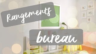 ASTUCES RANGEMENTS DE BUREAU [upl. by Eiuol]