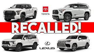 GAME OVER Toyota RECALLS New Turbo V6 Engines in Multiple Toyota and Lexus Trucks amp SUVs [upl. by Lyrret]