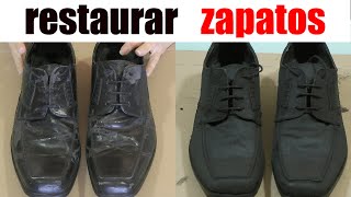 Cómo restaurar zapatos de cuero sintético que se pelan [upl. by Eide]