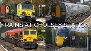 Trains at Cholsey station  271023 [upl. by Memberg]