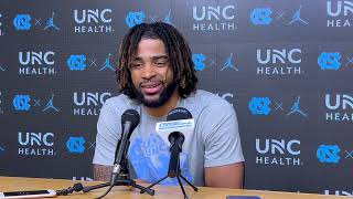 UNC RJ Davis PreKansas Press Conference  Inside Carolina Interviews [upl. by Dleifyar]