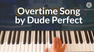 How to play Overtime Dude Perfect song on Piano  Tutorial  by Madhavv Diwan [upl. by Esten]