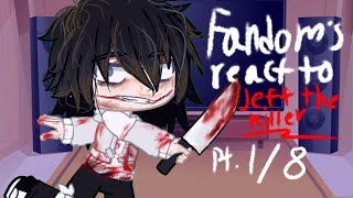 Fandoms react to Jeff The Killer   Part 18 READ DESC [upl. by Arella330]