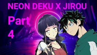 NEON Deku x Jirou  Part 4  MHA Texting Story [upl. by Bertie]