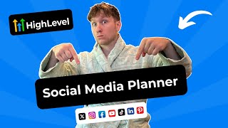 GoHighLevel Social Media Planner Tutorial  SMMA [upl. by Pauiie746]