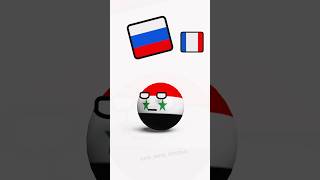 Team Russia 🇷🇺 vs Team France 🇫🇷 countryballs [upl. by Yarled90]