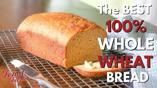 The Best 100 Whole Wheat Bread [upl. by Ymaj24]