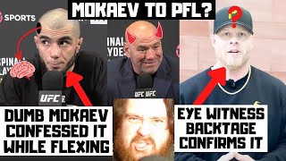 quotHave Fun At The PFLquot Dana White RELEASES Muhammad Mokaev After UFC 304 Backstage Menace [upl. by Jennifer]