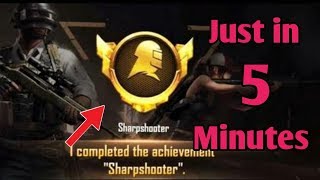 Pubg Mobile DEADEYE Title Get in 5 Minutes  How To Get Sharpshooter Title In 5 Minutes [upl. by Yggep]