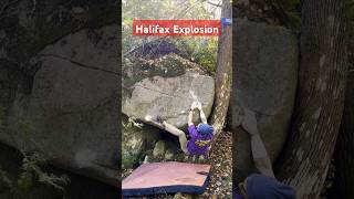 Halifax Explosion V23 climbed by Richer Larivière valdavidbouldering bouldering [upl. by Pansir382]