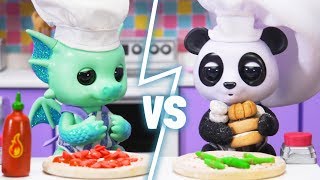 The Fingerlings Show  Fingerlings Challenge  Pizza Roulette Challenge [upl. by Efron]