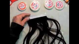 HOW TO MAKE A MACHINE WEFT TAPE IN HAIR EXTENSION TUTORIAL [upl. by September]