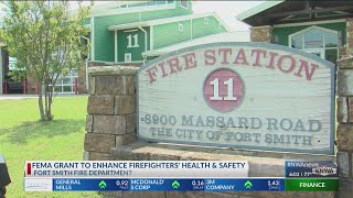 Fort Smith Fire Department receives FEMA grant to enhance firefighters health and safety [upl. by Lody]