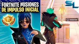 Como COMPLETAR TODAS las MISIONES DE IMPULSO INICIAL TEMPORADA 2 CAPITULO 5 FORTNITE [upl. by Sheaff]