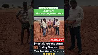 scientific groundwatersurveygroundwatersurveyorwater borepoint borepointcheckingchitradurga [upl. by Onilegna]