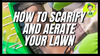 How to scarify and aerate your own lawn explained [upl. by Tower]