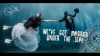 Underwater wedding  Pierre amp Mara FROLLA [upl. by Hube]