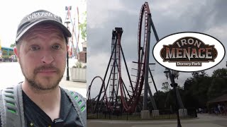 Dorney Park 2024 • Iron Menace Review and Steel Yard Overview [upl. by Nylacaj131]