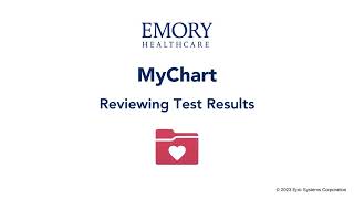 Reviewing Your Test Results in MyChart Spanish captions [upl. by Mezoff227]