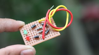 Home made polarity tester  polarity tester circuit for DC Circuit [upl. by Sorci]