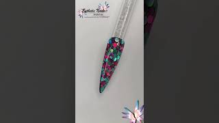 Nail art paillettes confettis [upl. by Alleiram]