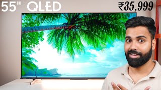 I Got 55 inch 4K QLED TV  Hisense E68N Review After 30 Days 🔥 [upl. by Simetra]