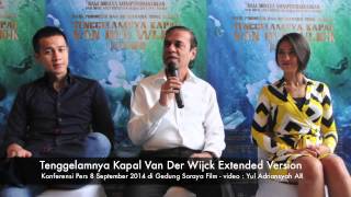 Film quotTenggelamnya Kapal Van Der Wijck Extendedquot Press Conference [upl. by Khorma]