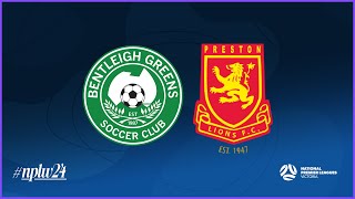 2024 NPLMVIC Round 17 Bentleigh Greens SC v Preston Lions FC [upl. by Hsetim]