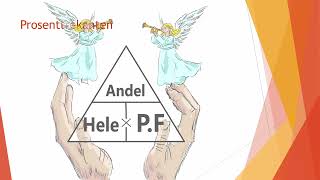 1P  2P  Prosentregning  Prosenttrekanten [upl. by Nealson]