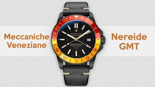 Meccaniche Veneziane Automatic Watch Nereide GMT San Marco PVD [upl. by Eleonora]